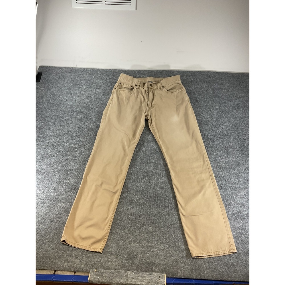 Polo Ralph Lauren 650 Jeans Men's Khaki 5 Pocket Pants Classic Fit Casual 34x32